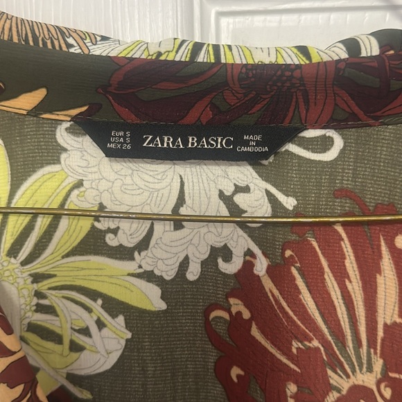 Zara floral midi dress size small - Picture 7 of 9